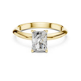 Tisha 1ct Radiant Moissanite Solitaire Diamond Ring for her