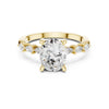 Advika 2ct Oval Moissanite Solitaire Diamond Ring for her