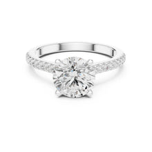 Load image into Gallery viewer, Sanaya 2ct Round Moissanite Solitaire Diamond Ring for her