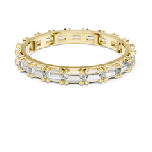 Load image into Gallery viewer, Vedika 1.25ct Baguette Moissanite Solitaire Diamond Ring for her