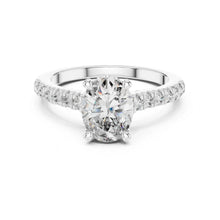 Load image into Gallery viewer, Mahika 1.5ct Oval Moissanite Solitaire Diamond Ring for her