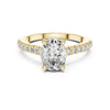 Mahika 1.5ct Oval Moissanite Solitaire Diamond Ring for her