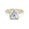 Ivana 4ct Round Moissanite Solitaire Diamond Ring for her