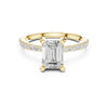 Amaira 2ct Emerald Moissanite Solitaire Diamond Ring for her