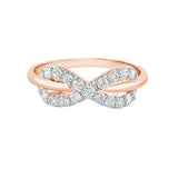 Ixora Diamond Silver Ring for Women