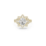 Divine Spark Moissanite Diamond Ring for Her