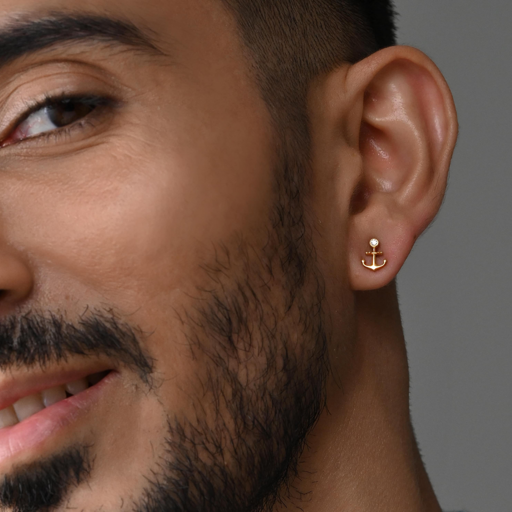 Silver Earrings for men