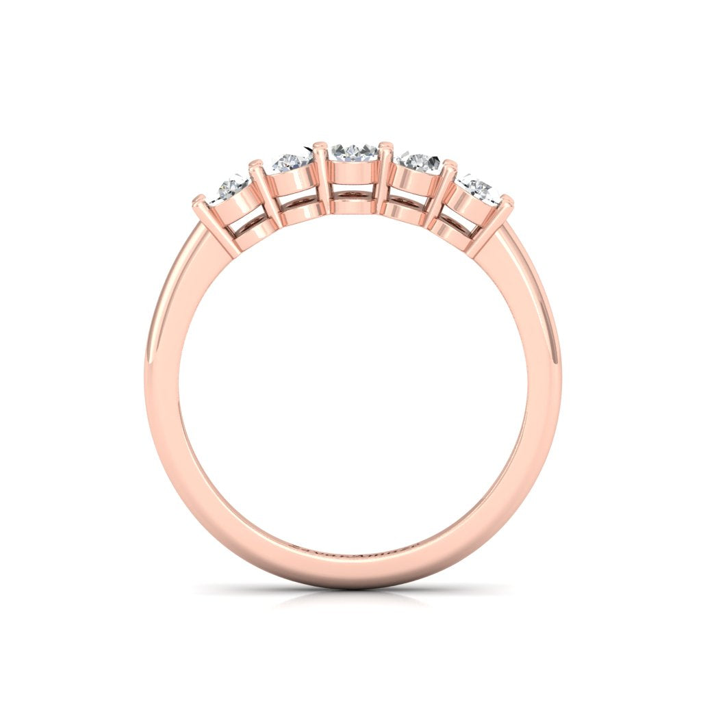 Oval Eternity Band