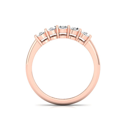 Oval Eternity Band