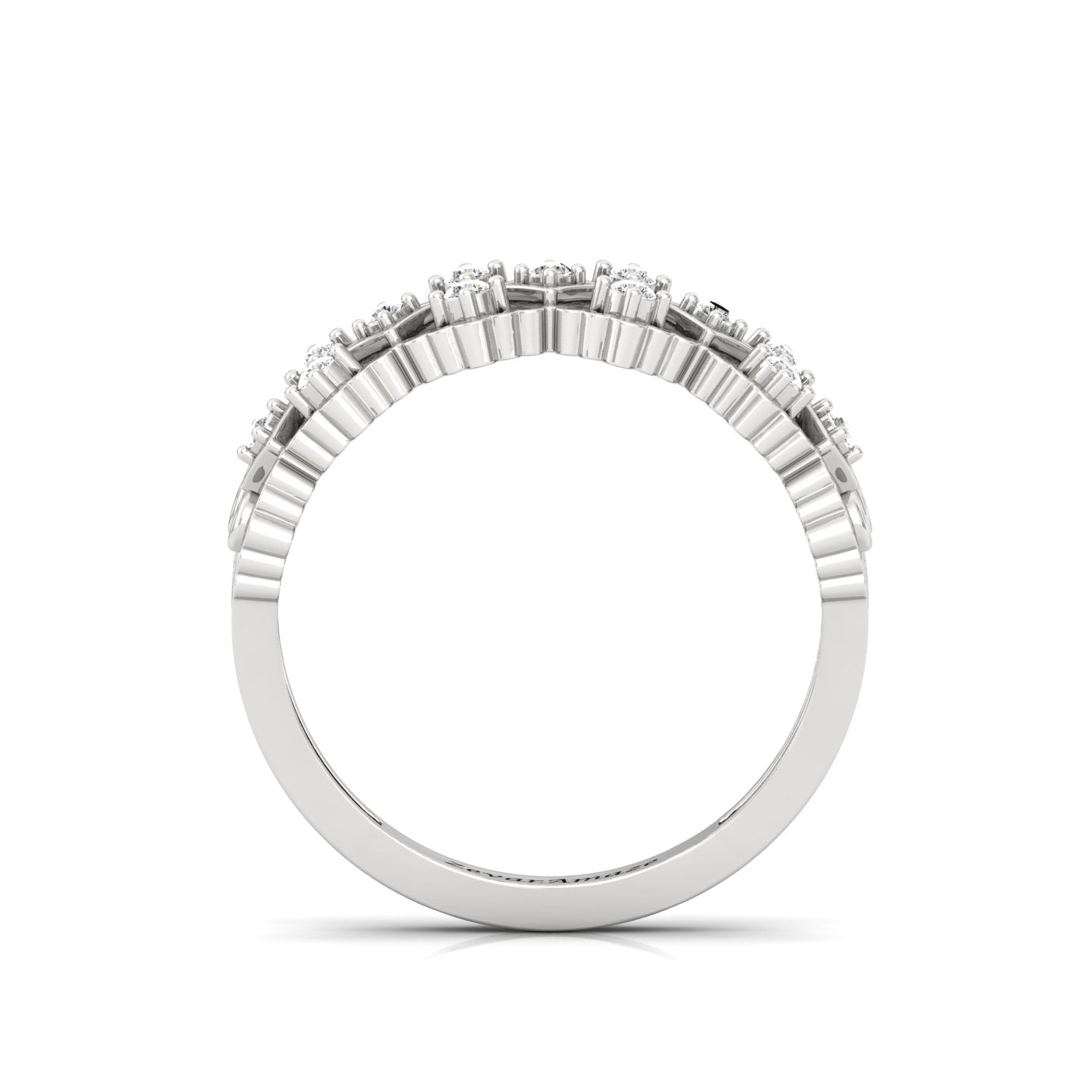 Silver ring  -front view