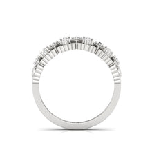 Load image into Gallery viewer, Silver ring  -front view