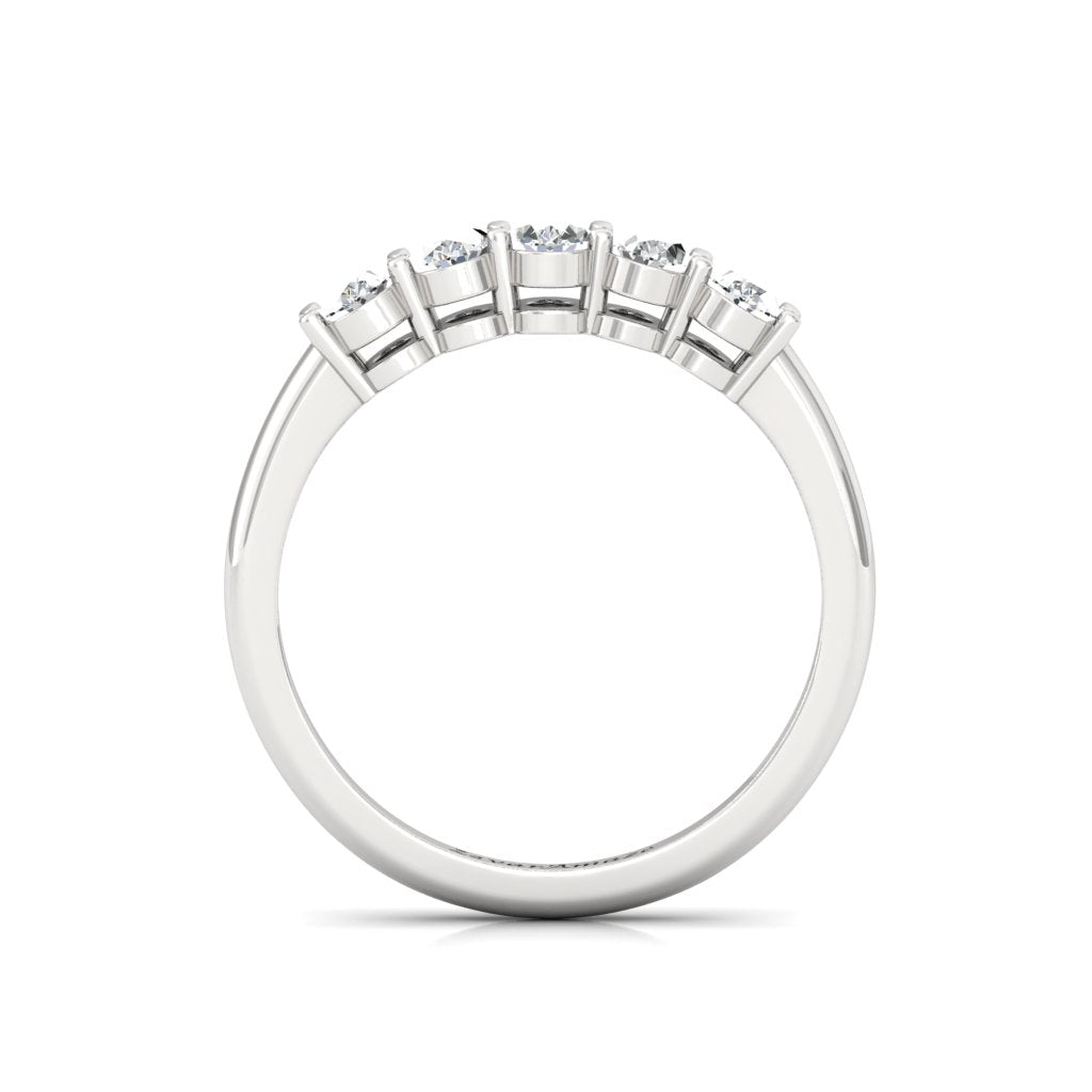 Oval Eternity Band