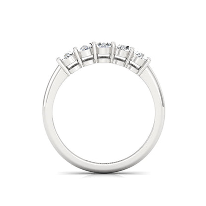 Oval Eternity Band