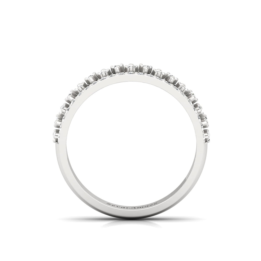 Silver ring for Women - Front View
