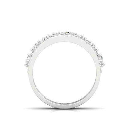 Front view of SIlver ring for Her