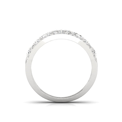 Front View of Silver ring for her