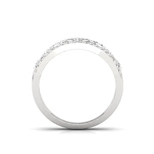 Load image into Gallery viewer, Front View of Silver ring for her