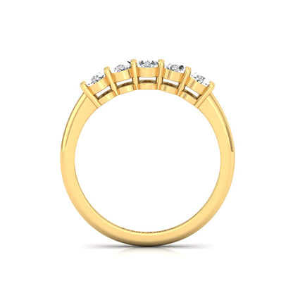 Oval Eternity Band