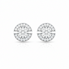 Load image into Gallery viewer, Moon studded earrings