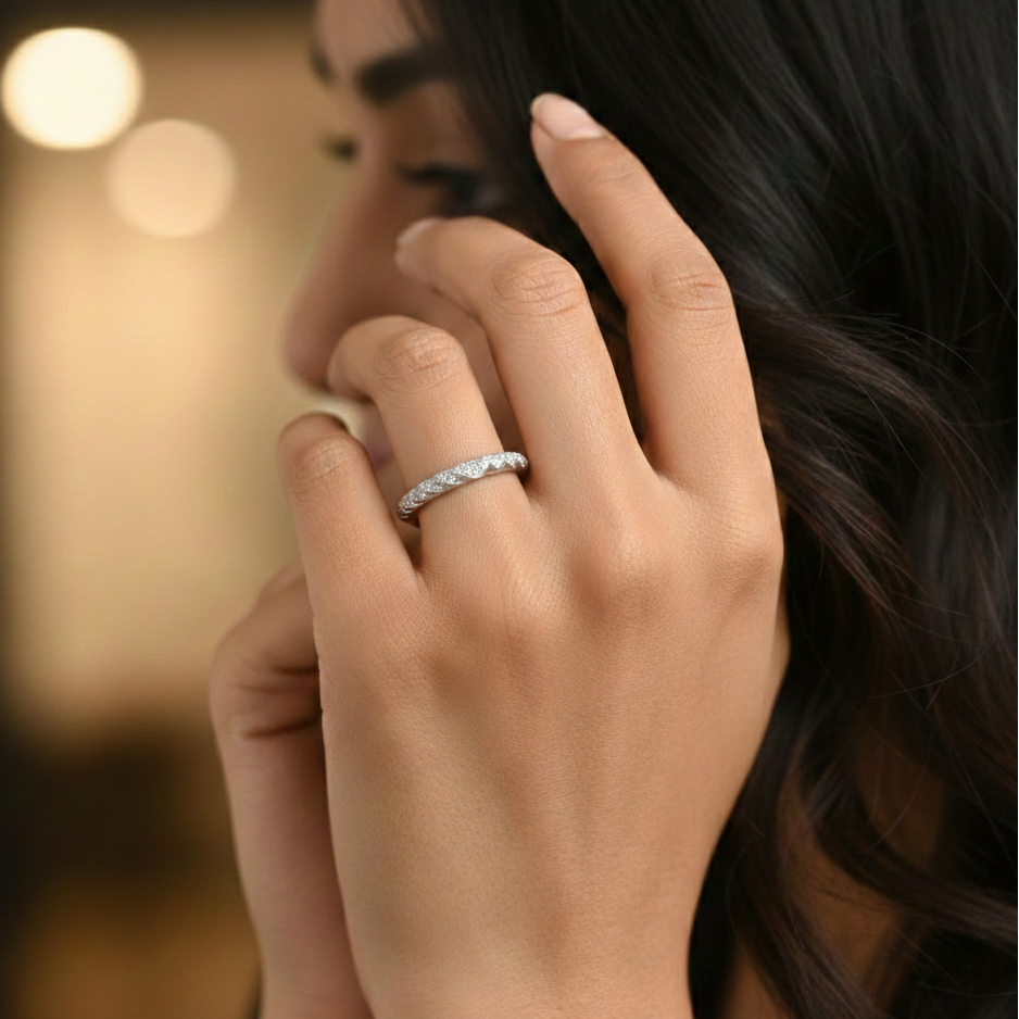 Aditri Silver Ring for Women