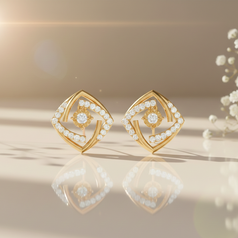 Skyroze Earring