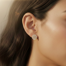 Load image into Gallery viewer, Radiant Petal Swirl Sterling Silver Earrings for Women