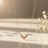 Bella Rose gold Penadant