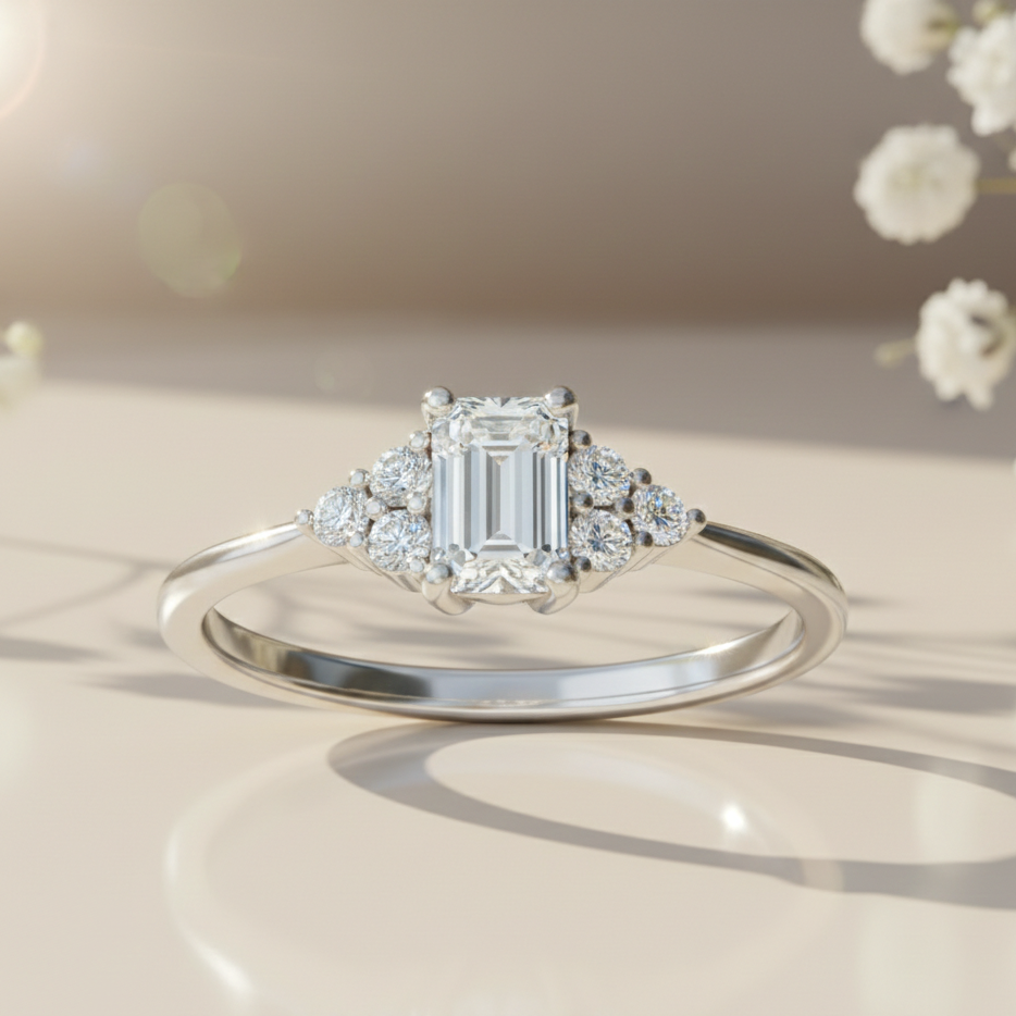 Shreya Silver Ring for Women