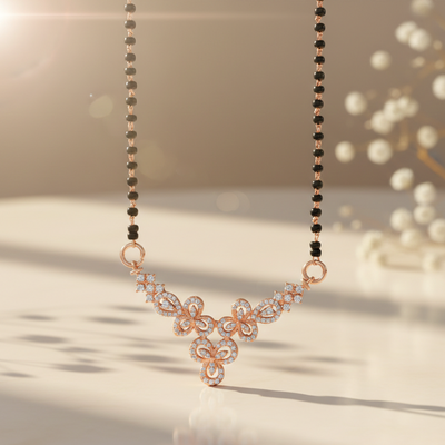 Rose Gold Bandhan Mangalsutra