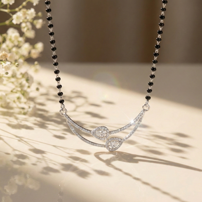 Silver Moon Mangalsutra