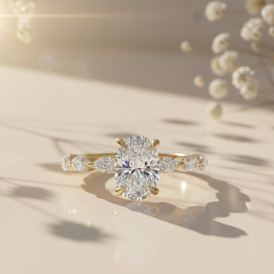 Hridya Silver Ring for Women