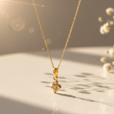 Pendant with Cluster of 5 Diamonds