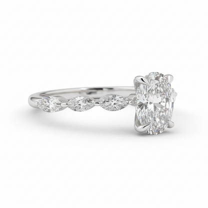 Hridya Silver Ring for Women