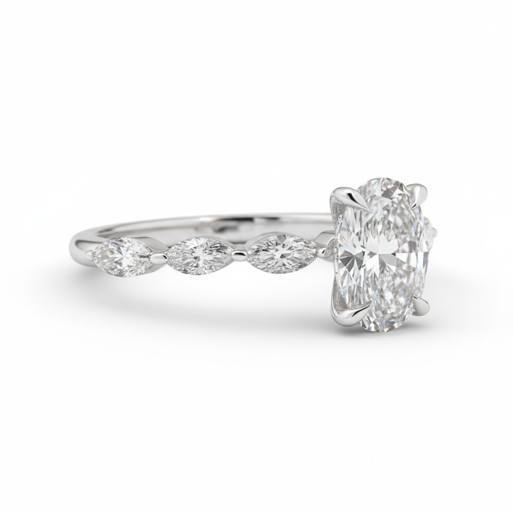 Hridya Silver Ring for Women