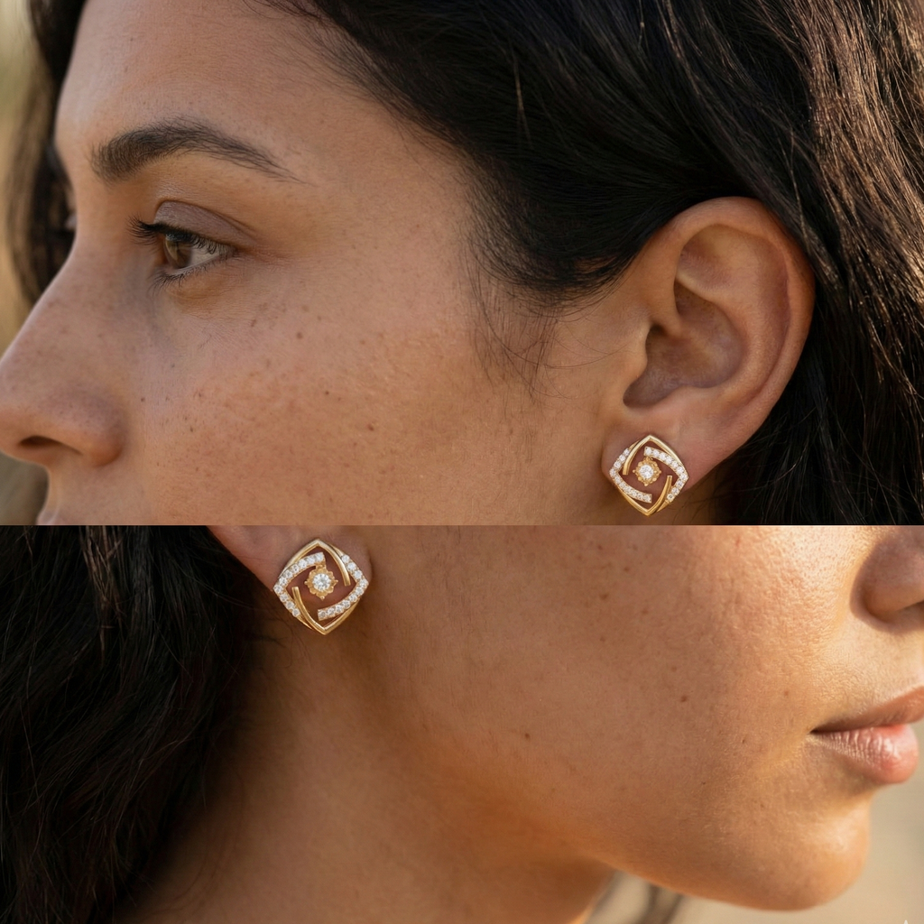 Skyroze Earring