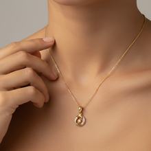 Load image into Gallery viewer, Pendant with Mini Halo Spin