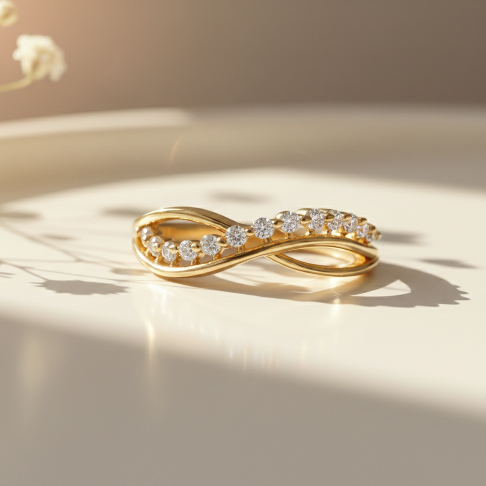 Trisha Silver Ring for Women