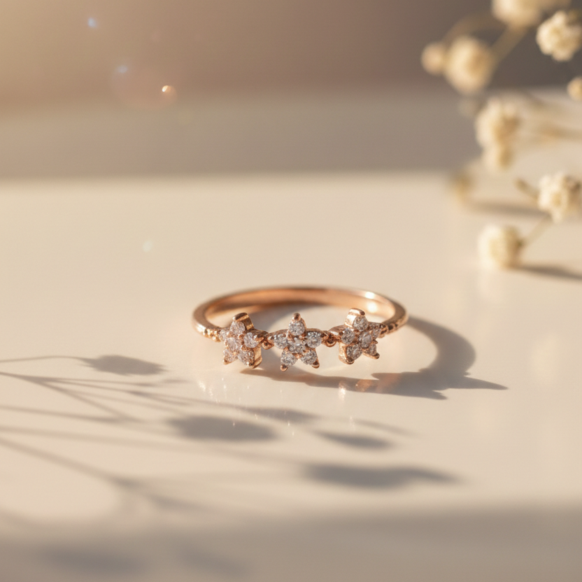 Amulya Silver Ring for Women