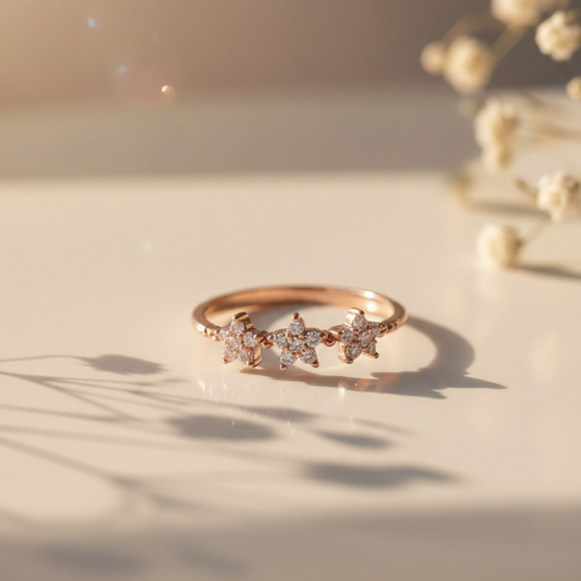 Amulya Silver Ring for Women