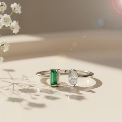 Ekata Silver Ring for Women
