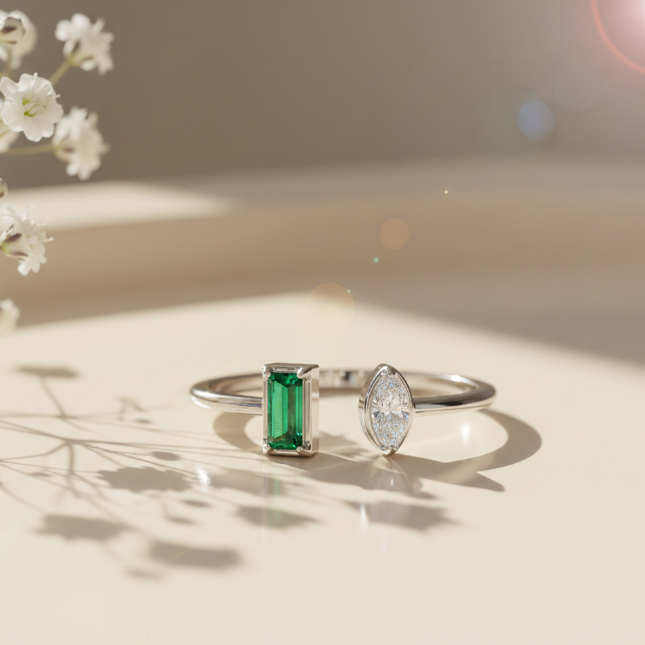 Ekata Silver Ring for Women