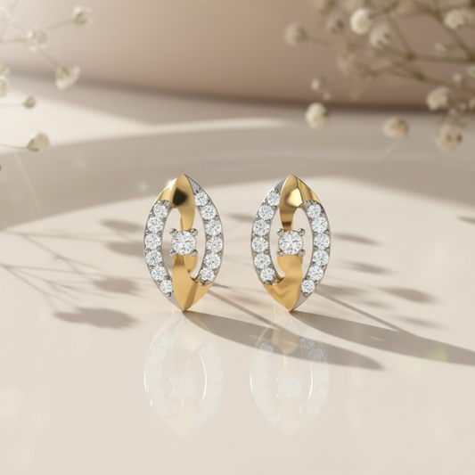 Golden Leaf Earrings