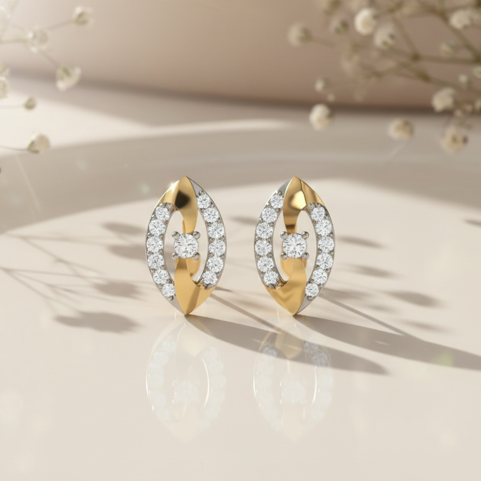 Golden Leaf Earrings