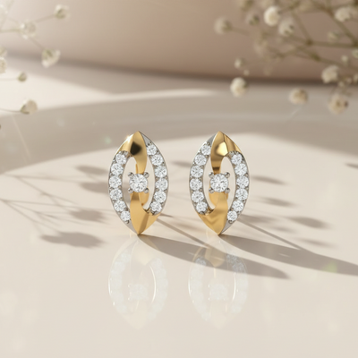 Golden Leaf Earrings