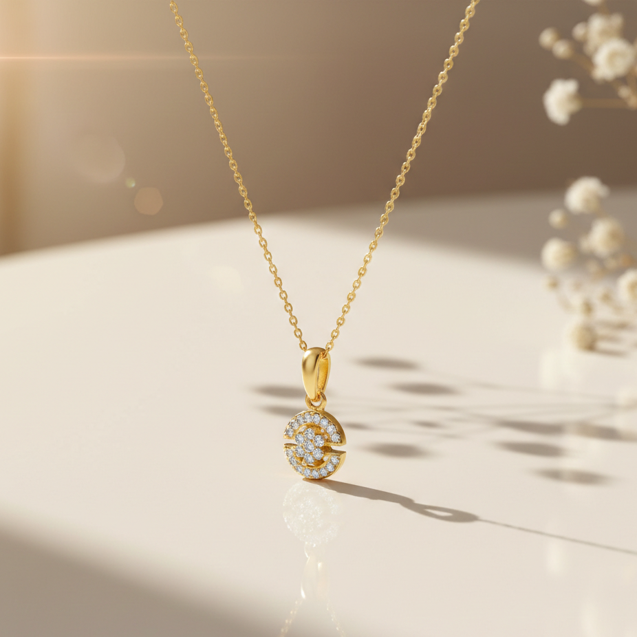 EVIE gold pendant