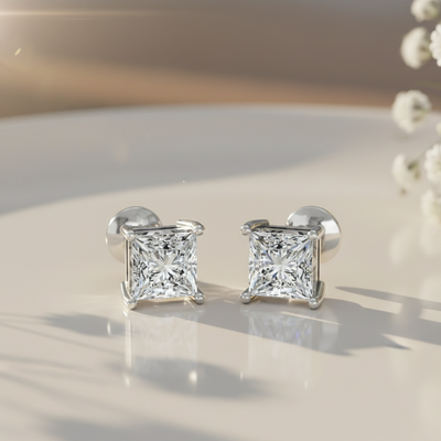 Princess Glow Stud Earrings for Her