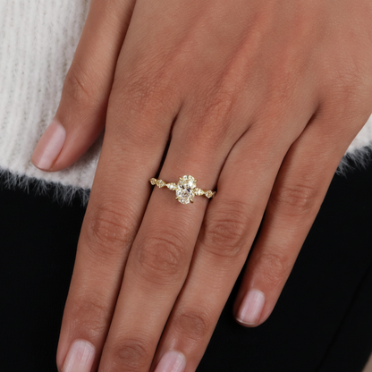 Hridya Silver Ring for Women