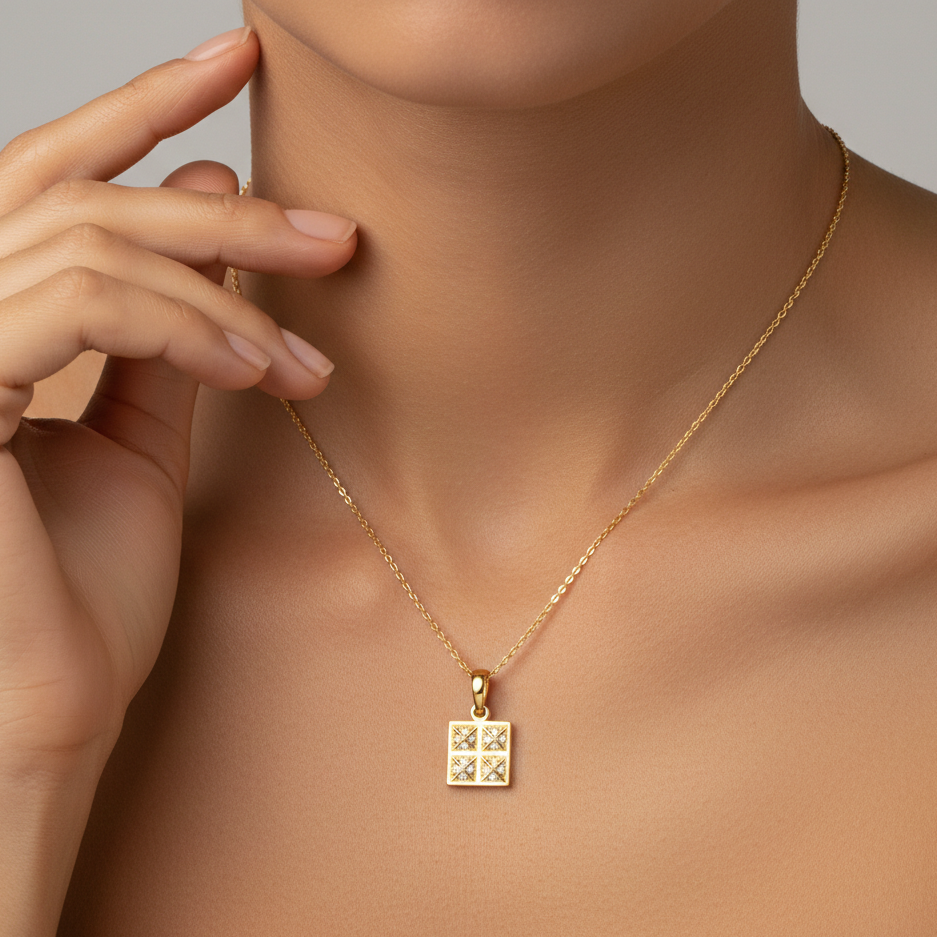 GOLD LIRA PENDANT