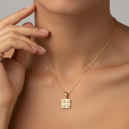 GOLD LIRA PENDANT