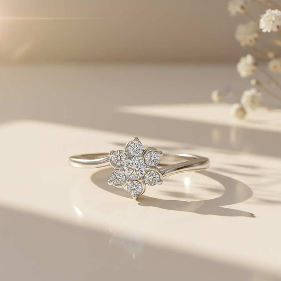 Nakshatra Silver Ring for Women